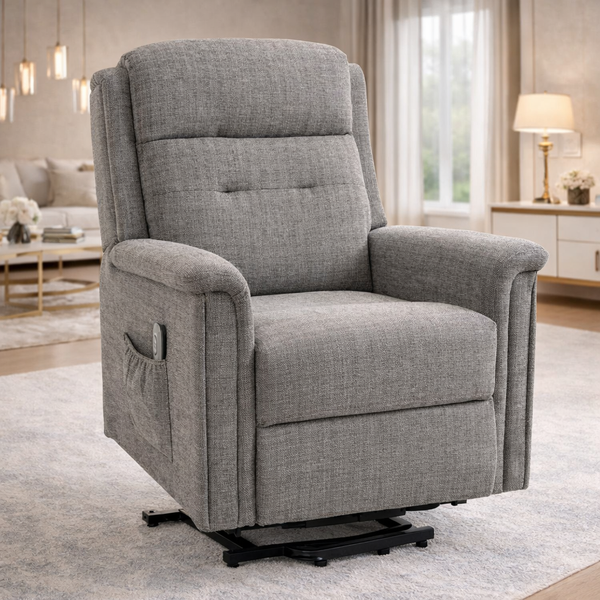 Aufstehsessel – Premium – 2 Motoren – Modell Dieter - Grau