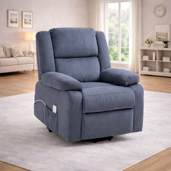 Aufstehsessel – Premium – 2 Motoren – Modell Walter - Grau