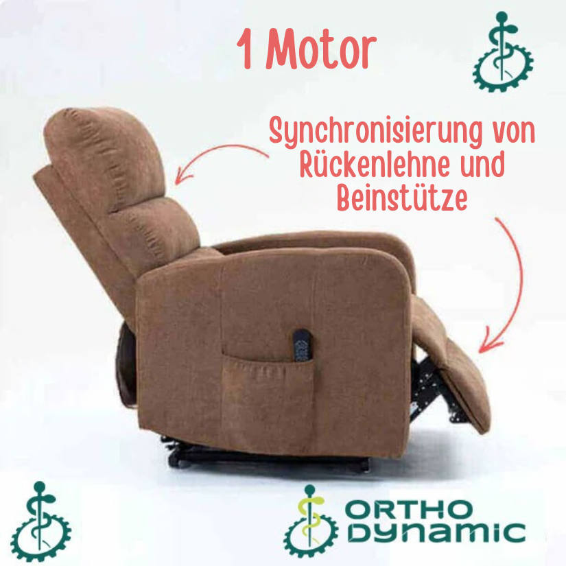 Aufstehsessel – Eco – 1 Motor – Hellgrau – Modell Gaston